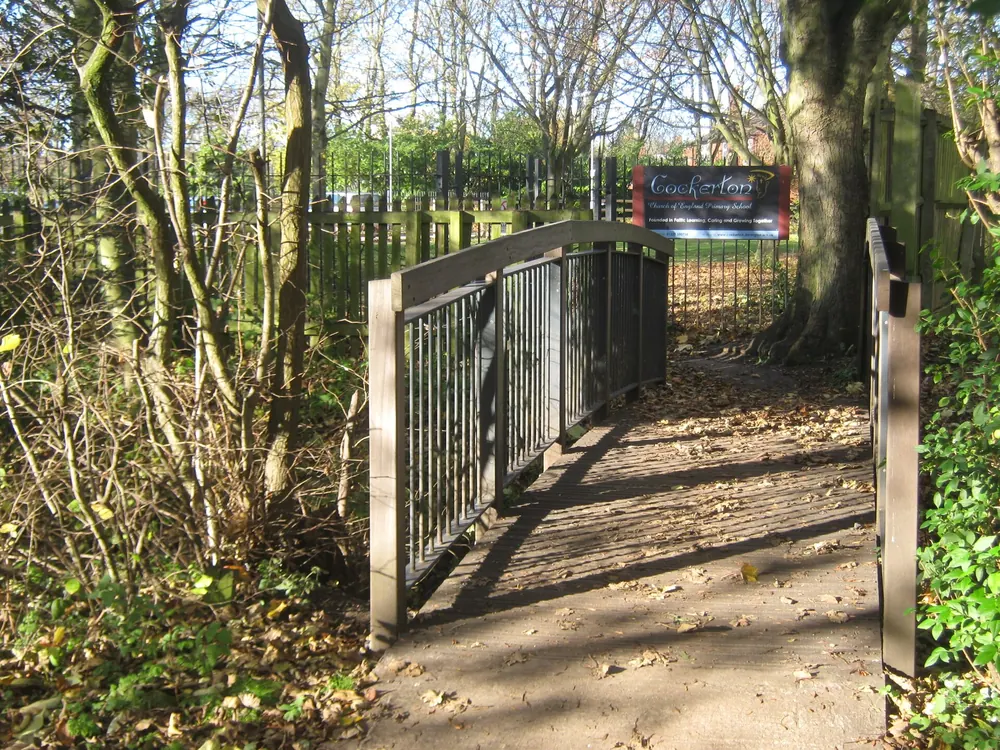 Footbridge over West Beck, Cockerton, Darlington