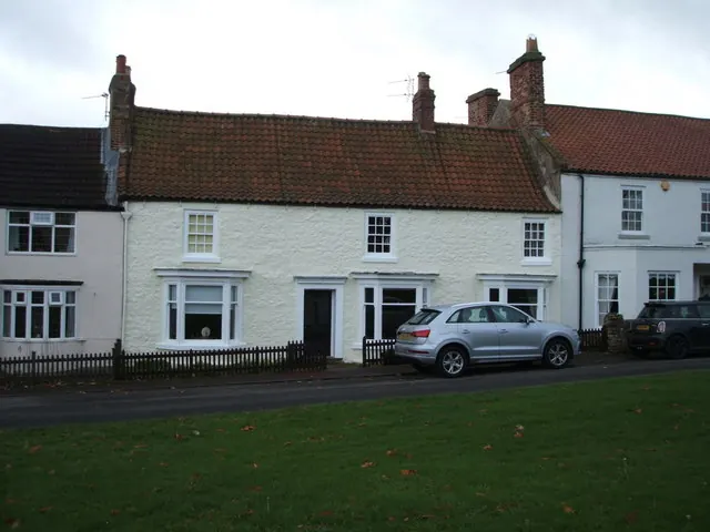 Houses on West Green, Heighington, in the Heighington Conservation Area